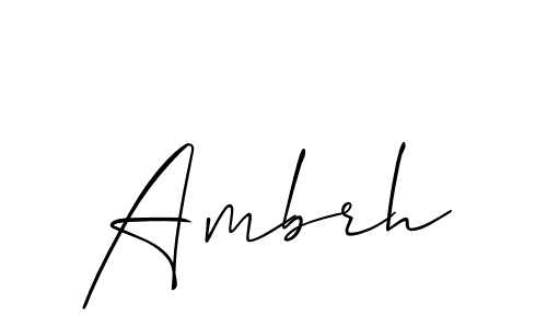 Make a beautiful signature design for name Ambrh. Use this online signature maker to create a handwritten signature for free. Ambrh signature style 2 images and pictures png