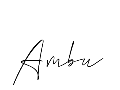 Best and Professional Signature Style for Ambu. Allison_Script Best Signature Style Collection. Ambu signature style 2 images and pictures png