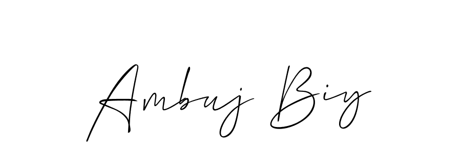 This is the best signature style for the Ambuj Biy name. Also you like these signature font (Allison_Script). Mix name signature. Ambuj Biy signature style 2 images and pictures png