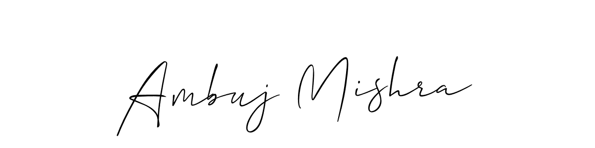 It looks lik you need a new signature style for name Ambuj Mishra. Design unique handwritten (Allison_Script) signature with our free signature maker in just a few clicks. Ambuj Mishra signature style 2 images and pictures png