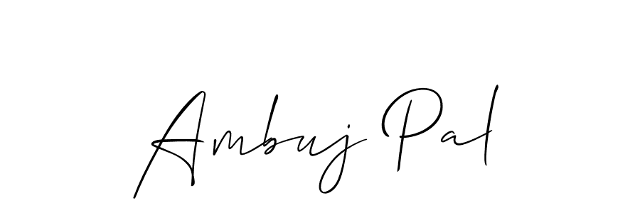 The best way (Allison_Script) to make a short signature is to pick only two or three words in your name. The name Ambuj Pal include a total of six letters. For converting this name. Ambuj Pal signature style 2 images and pictures png