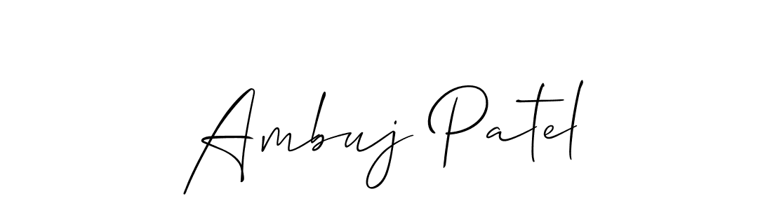 It looks lik you need a new signature style for name Ambuj Patel. Design unique handwritten (Allison_Script) signature with our free signature maker in just a few clicks. Ambuj Patel signature style 2 images and pictures png
