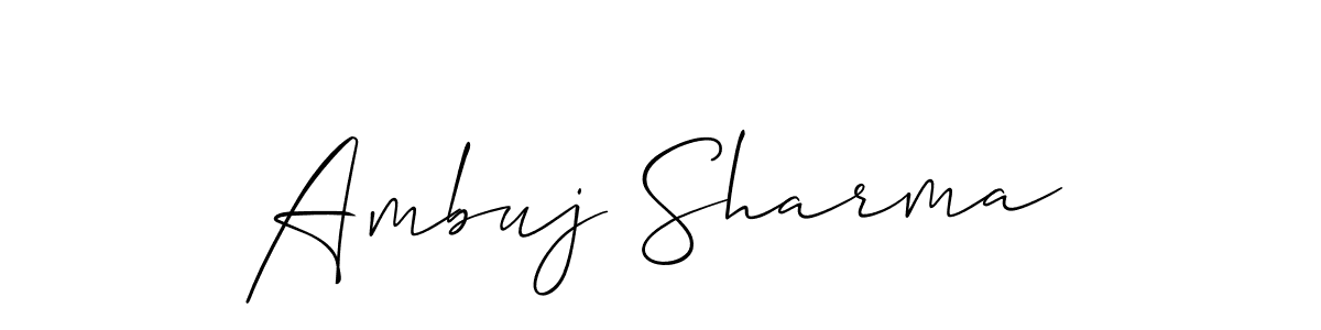 Once you've used our free online signature maker to create your best signature Allison_Script style, it's time to enjoy all of the benefits that Ambuj Sharma name signing documents. Ambuj Sharma signature style 2 images and pictures png