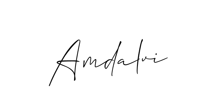 Here are the top 10 professional signature styles for the name Amdalvi. These are the best autograph styles you can use for your name. Amdalvi signature style 2 images and pictures png