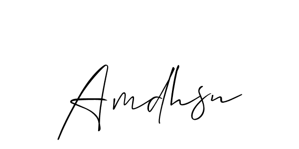 This is the best signature style for the Amdhsn name. Also you like these signature font (Allison_Script). Mix name signature. Amdhsn signature style 2 images and pictures png