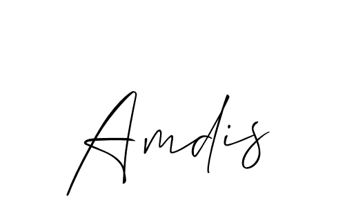 How to make Amdis name signature. Use Allison_Script style for creating short signs online. This is the latest handwritten sign. Amdis signature style 2 images and pictures png