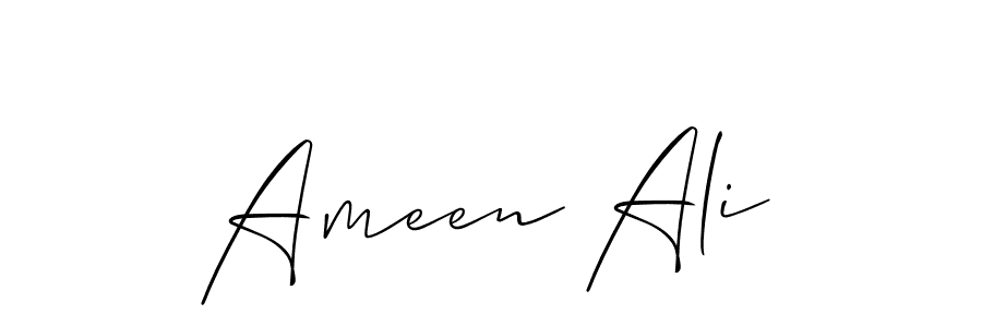 This is the best signature style for the Ameen Ali name. Also you like these signature font (Allison_Script). Mix name signature. Ameen Ali signature style 2 images and pictures png