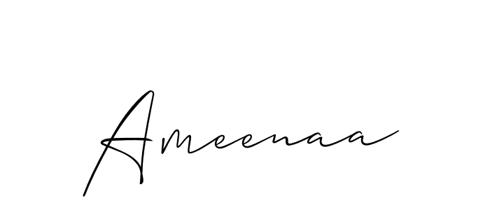 Once you've used our free online signature maker to create your best signature Allison_Script style, it's time to enjoy all of the benefits that Ameenaa name signing documents. Ameenaa signature style 2 images and pictures png