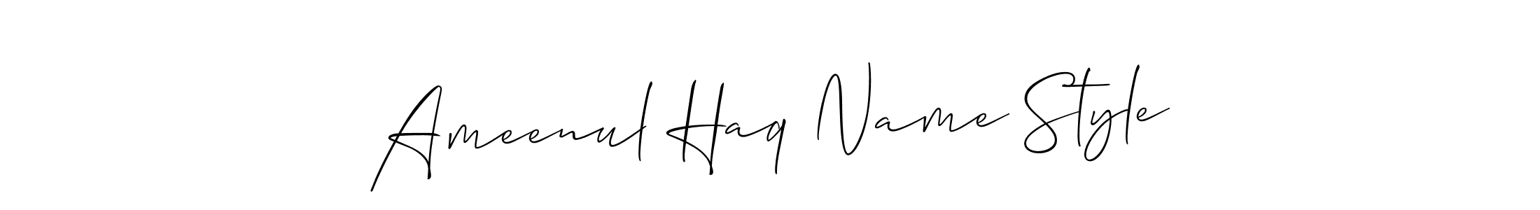 You can use this online signature creator to create a handwritten signature for the name Ameenul Haq Name Style. This is the best online autograph maker. Ameenul Haq Name Style signature style 2 images and pictures png