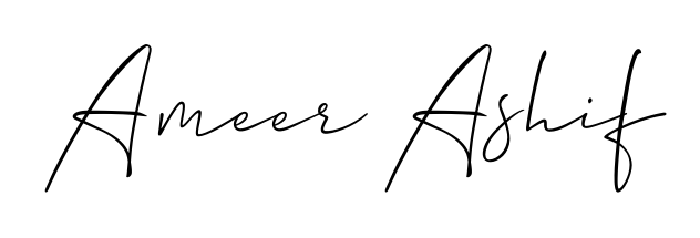 How to make Ameer Ashif name signature. Use Allison_Script style for creating short signs online. This is the latest handwritten sign. Ameer Ashif signature style 2 images and pictures png