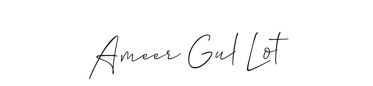 Check out images of Autograph of Ameer Gul Lot name. Actor Ameer Gul Lot Signature Style. Allison_Script is a professional sign style online. Ameer Gul Lot signature style 2 images and pictures png
