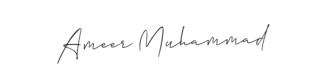 Make a beautiful signature design for name Ameer Muhammad. Use this online signature maker to create a handwritten signature for free. Ameer Muhammad signature style 2 images and pictures png