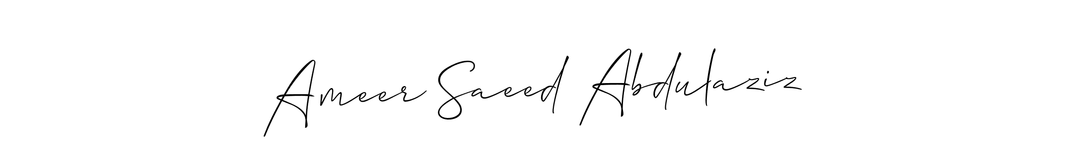 Here are the top 10 professional signature styles for the name Ameer Saeed Abdulaziz. These are the best autograph styles you can use for your name. Ameer Saeed Abdulaziz signature style 2 images and pictures png