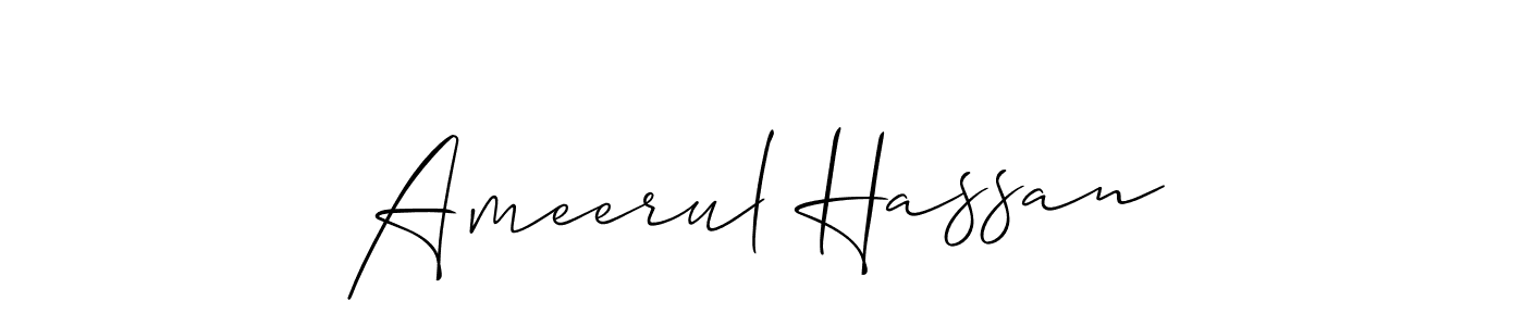 Make a beautiful signature design for name Ameerul Hassan. Use this online signature maker to create a handwritten signature for free. Ameerul Hassan signature style 2 images and pictures png