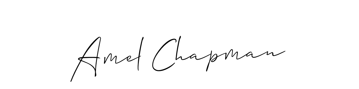 Check out images of Autograph of Amel Chapman name. Actor Amel Chapman Signature Style. Allison_Script is a professional sign style online. Amel Chapman signature style 2 images and pictures png