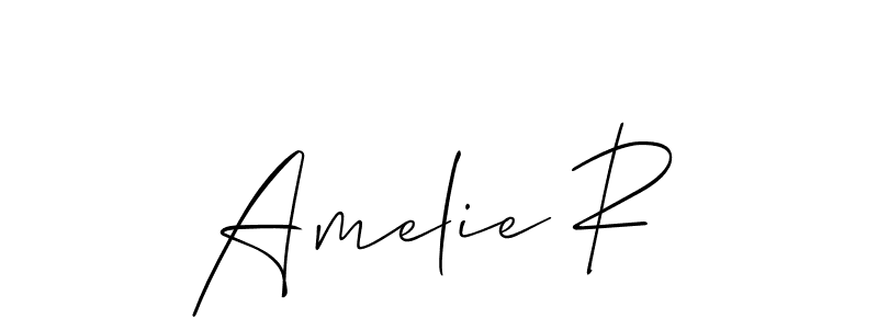 See photos of Amelie R official signature by Spectra . Check more albums & portfolios. Read reviews & check more about Allison_Script font. Amelie R signature style 2 images and pictures png