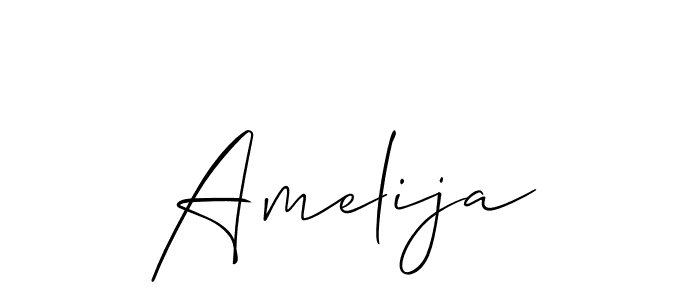 Best and Professional Signature Style for Amelija. Allison_Script Best Signature Style Collection. Amelija signature style 2 images and pictures png