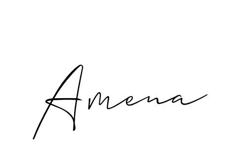 Make a beautiful signature design for name Amena. Use this online signature maker to create a handwritten signature for free. Amena signature style 2 images and pictures png