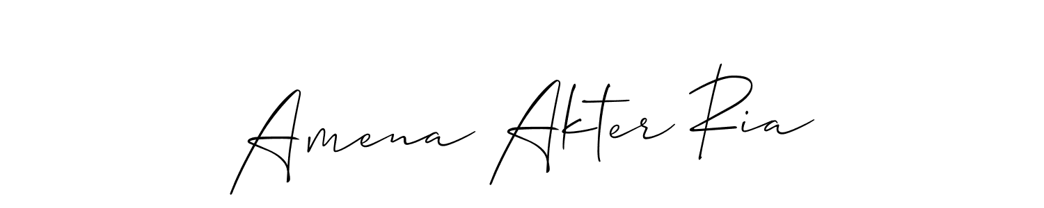 Once you've used our free online signature maker to create your best signature Allison_Script style, it's time to enjoy all of the benefits that Amena Akter Ria name signing documents. Amena Akter Ria signature style 2 images and pictures png
