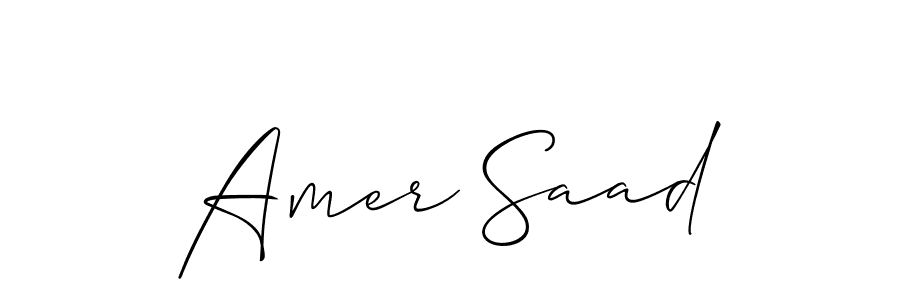 Here are the top 10 professional signature styles for the name Amer Saad. These are the best autograph styles you can use for your name. Amer Saad signature style 2 images and pictures png
