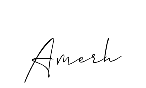 You can use this online signature creator to create a handwritten signature for the name Amerh. This is the best online autograph maker. Amerh signature style 2 images and pictures png