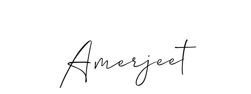 Also You can easily find your signature by using the search form. We will create Amerjeet name handwritten signature images for you free of cost using Allison_Script sign style. Amerjeet signature style 2 images and pictures png