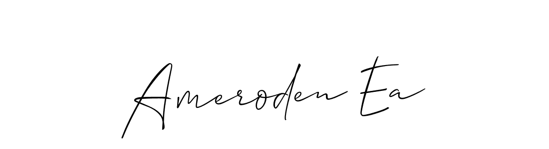 Also we have Ameroden Ea name is the best signature style. Create professional handwritten signature collection using Allison_Script autograph style. Ameroden Ea signature style 2 images and pictures png