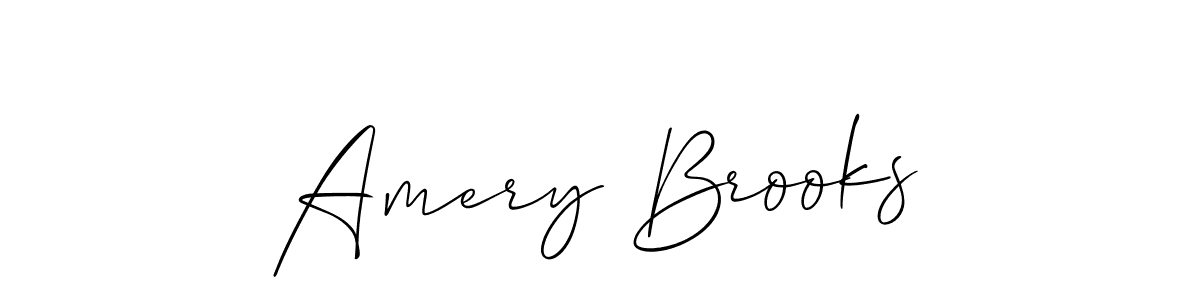 You should practise on your own different ways (Allison_Script) to write your name (Amery Brooks) in signature. don't let someone else do it for you. Amery Brooks signature style 2 images and pictures png