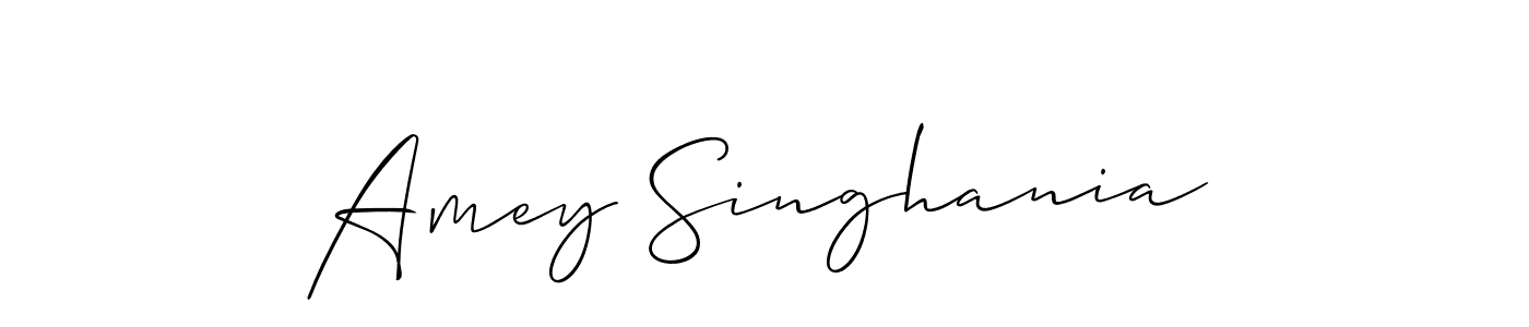You can use this online signature creator to create a handwritten signature for the name Amey Singhania. This is the best online autograph maker. Amey Singhania signature style 2 images and pictures png