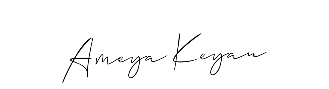 Also You can easily find your signature by using the search form. We will create Ameya Keyan name handwritten signature images for you free of cost using Allison_Script sign style. Ameya Keyan signature style 2 images and pictures png