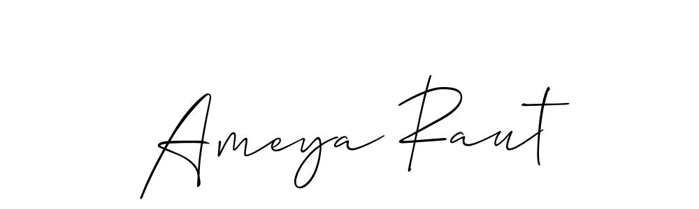 Similarly Allison_Script is the best handwritten signature design. Signature creator online .You can use it as an online autograph creator for name Ameya Raut. Ameya Raut signature style 2 images and pictures png