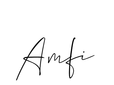 Also You can easily find your signature by using the search form. We will create Amfi name handwritten signature images for you free of cost using Allison_Script sign style. Amfi signature style 2 images and pictures png