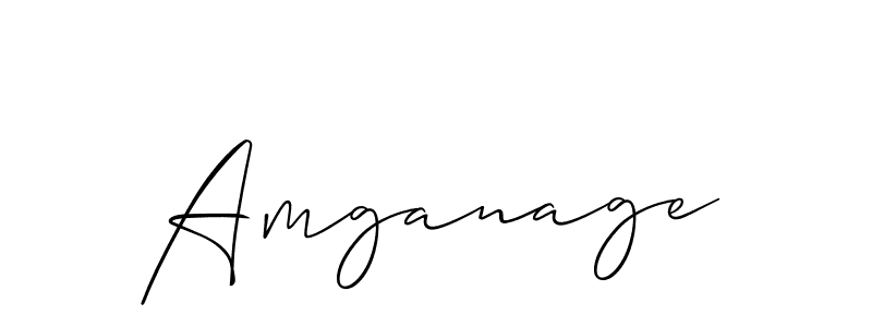 You can use this online signature creator to create a handwritten signature for the name Amganage. This is the best online autograph maker. Amganage signature style 2 images and pictures png