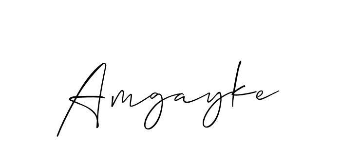 Make a short Amgayke signature style. Manage your documents anywhere anytime using Allison_Script. Create and add eSignatures, submit forms, share and send files easily. Amgayke signature style 2 images and pictures png