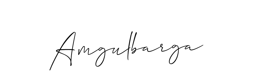 Amgulbarga stylish signature style. Best Handwritten Sign (Allison_Script) for my name. Handwritten Signature Collection Ideas for my name Amgulbarga. Amgulbarga signature style 2 images and pictures png