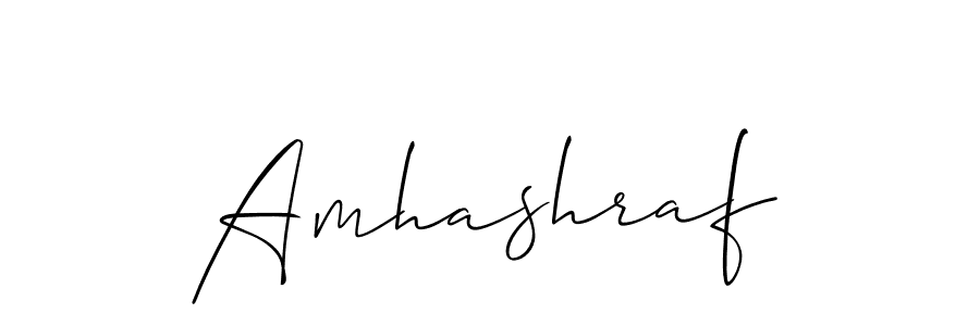 It looks lik you need a new signature style for name Amhashraf. Design unique handwritten (Allison_Script) signature with our free signature maker in just a few clicks. Amhashraf signature style 2 images and pictures png