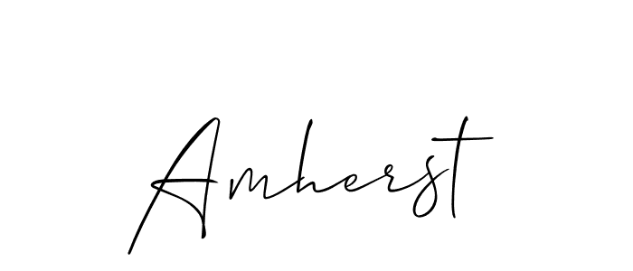 Best and Professional Signature Style for Amherst. Allison_Script Best Signature Style Collection. Amherst signature style 2 images and pictures png