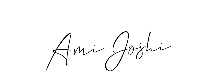 Similarly Allison_Script is the best handwritten signature design. Signature creator online .You can use it as an online autograph creator for name Ami Joshi. Ami Joshi signature style 2 images and pictures png