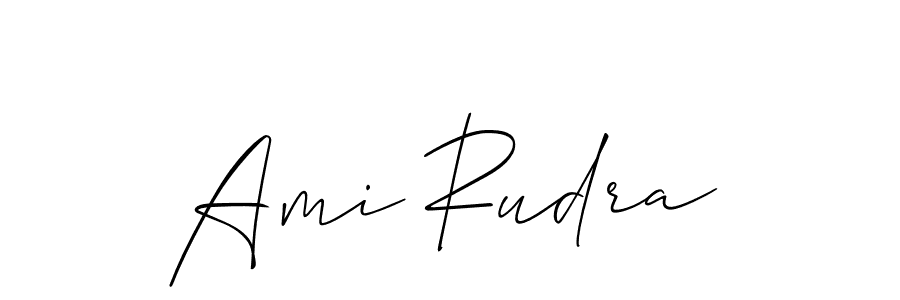 Similarly Allison_Script is the best handwritten signature design. Signature creator online .You can use it as an online autograph creator for name Ami Rudra. Ami Rudra signature style 2 images and pictures png