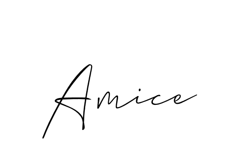 Allison_Script is a professional signature style that is perfect for those who want to add a touch of class to their signature. It is also a great choice for those who want to make their signature more unique. Get Amice name to fancy signature for free. Amice signature style 2 images and pictures png