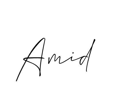 Similarly Allison_Script is the best handwritten signature design. Signature creator online .You can use it as an online autograph creator for name Amid. Amid signature style 2 images and pictures png