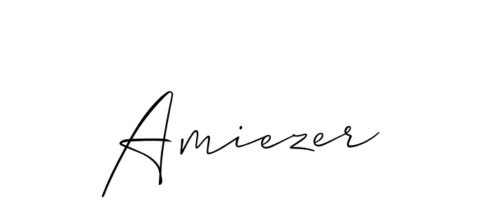 Similarly Allison_Script is the best handwritten signature design. Signature creator online .You can use it as an online autograph creator for name Amiezer. Amiezer signature style 2 images and pictures png