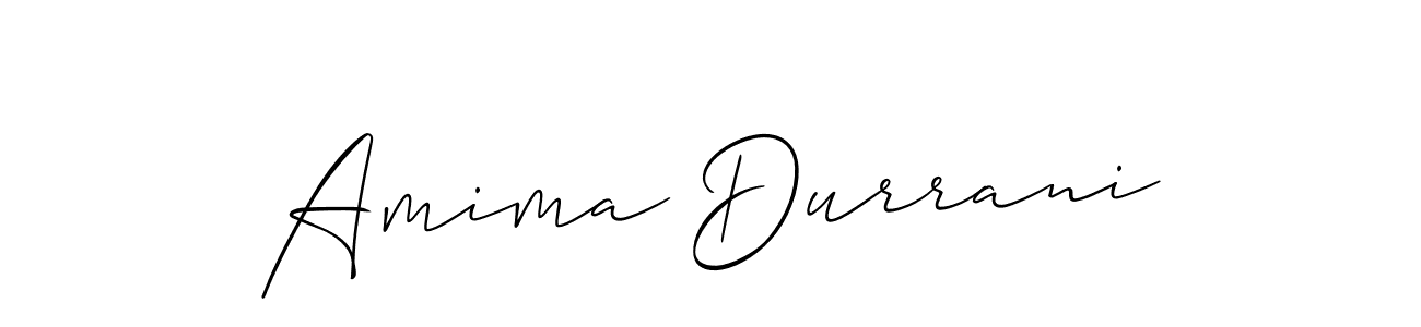 Check out images of Autograph of Amima Durrani name. Actor Amima Durrani Signature Style. Allison_Script is a professional sign style online. Amima Durrani signature style 2 images and pictures png