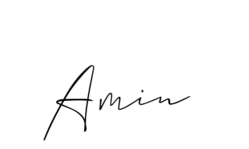 How to Draw Amin  signature style? Allison_Script is a latest design signature styles for name Amin . Amin  signature style 2 images and pictures png