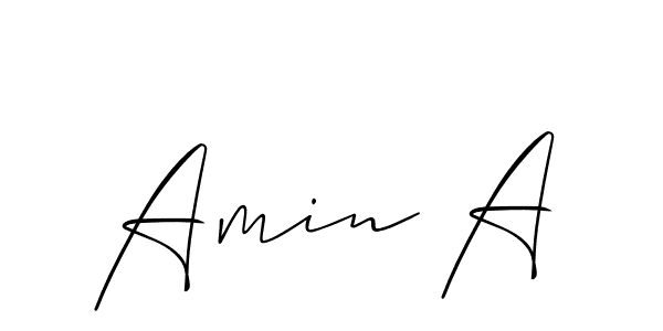 Here are the top 10 professional signature styles for the name Amin A. These are the best autograph styles you can use for your name. Amin A signature style 2 images and pictures png