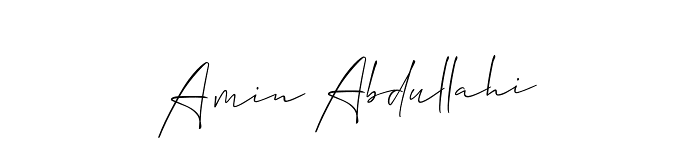 This is the best signature style for the Amin Abdullahi name. Also you like these signature font (Allison_Script). Mix name signature. Amin Abdullahi signature style 2 images and pictures png