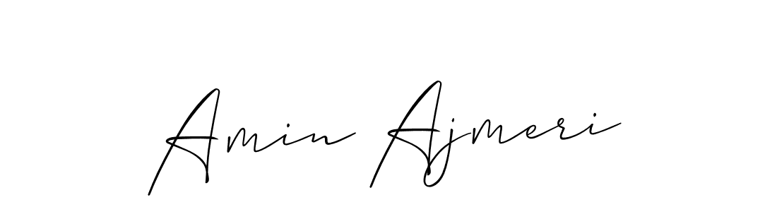 Make a beautiful signature design for name Amin Ajmeri. Use this online signature maker to create a handwritten signature for free. Amin Ajmeri signature style 2 images and pictures png