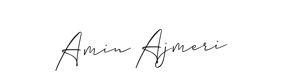 Make a beautiful signature design for name Amin Ajmeri. Use this online signature maker to create a handwritten signature for free. Amin Ajmeri signature style 2 images and pictures png