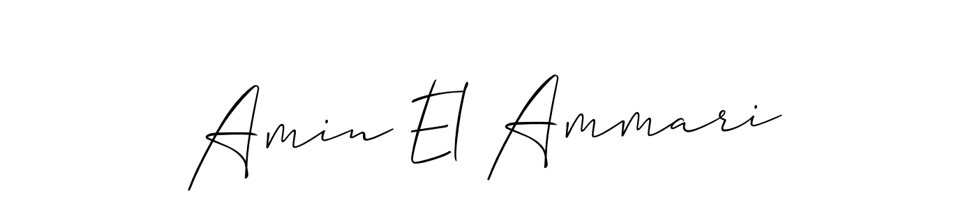 Make a beautiful signature design for name Amin El Ammari. Use this online signature maker to create a handwritten signature for free. Amin El Ammari signature style 2 images and pictures png