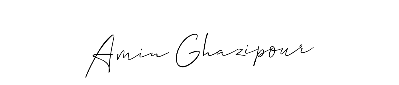 How to Draw Amin Ghazipour signature style? Allison_Script is a latest design signature styles for name Amin Ghazipour. Amin Ghazipour signature style 2 images and pictures png